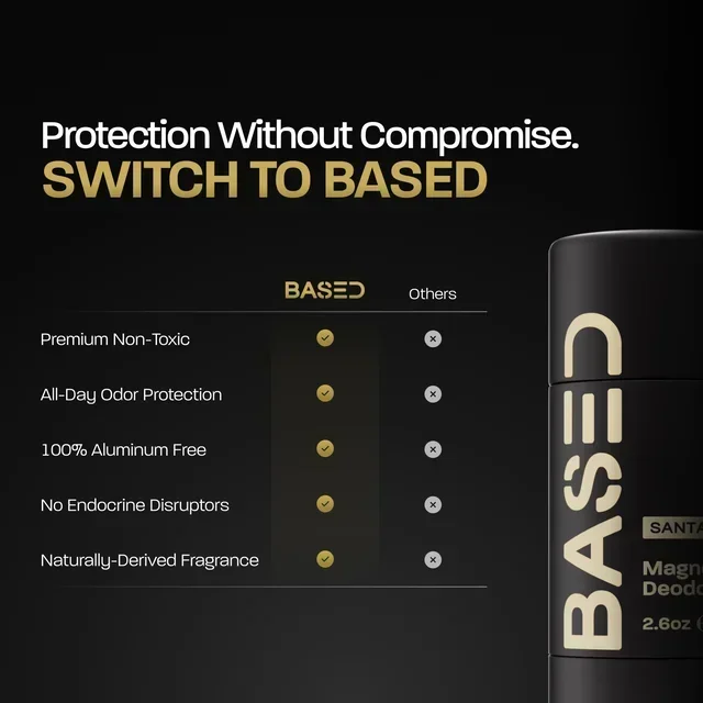 UNBIASED Deodorant - product label for men UK