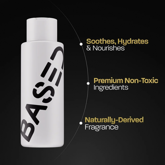 UNBIASED Body Wash - side angle for men UK