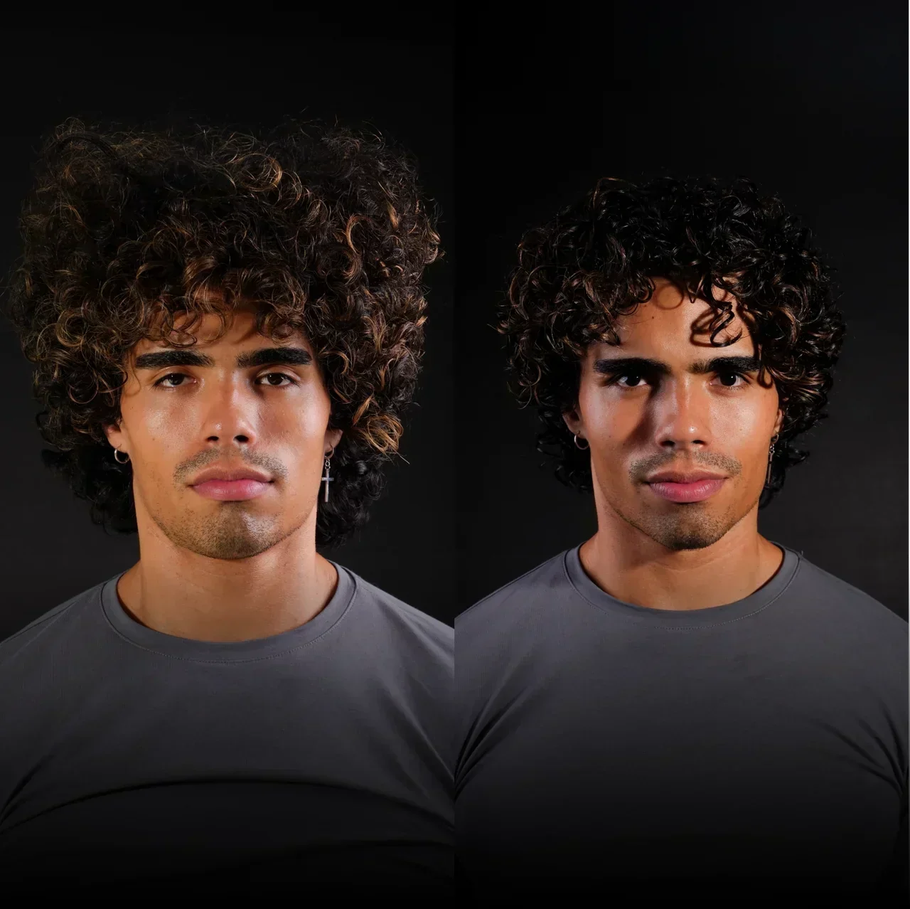 UNBIASED Curl Gel - side angle for men UK
