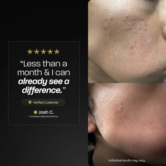 UNBIASED Daily Facial Cleanser - side angle for men UK