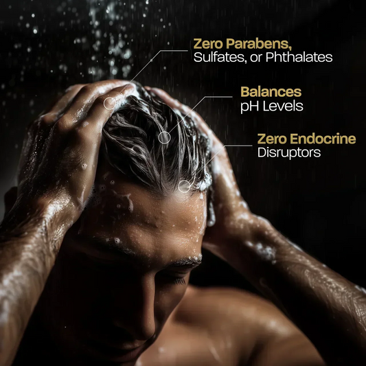 UNBIASED Shampoo - side angle for men UK