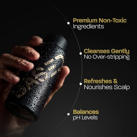UNBIASED Shower Duo - side angle for men UK